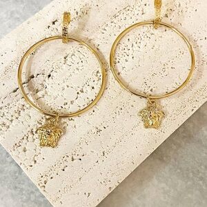 Versace Medusa Hoop Earrings